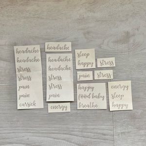 5/$10 Essential Oil Blend Labels for DIY Roll-ons